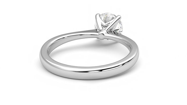Taylor & Hart Elysium Round Engagement Ring 360 degree image 14