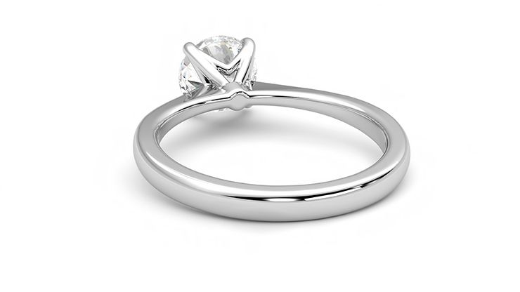 Taylor & Hart Elysium Round Engagement Ring 360 degree image 16
