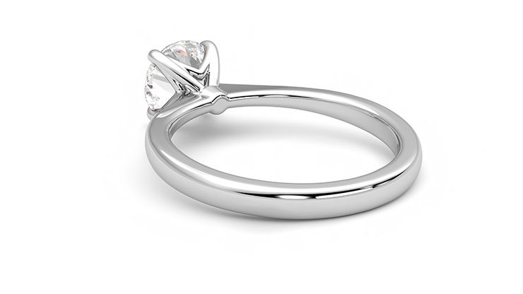 Taylor & Hart Elysium Round Engagement Ring 360 degree image 17
