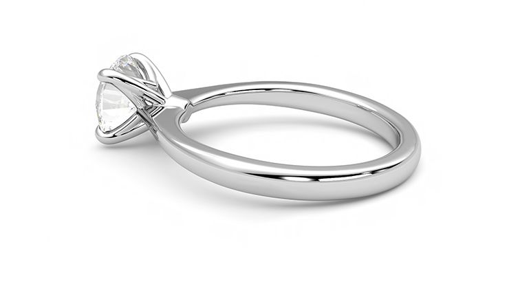 Taylor & Hart Elysium Round Engagement Ring 360 degree image 19