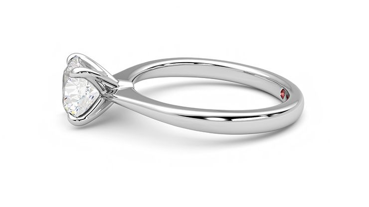 Taylor & Hart Elysium Round Engagement Ring 360 degree image 21