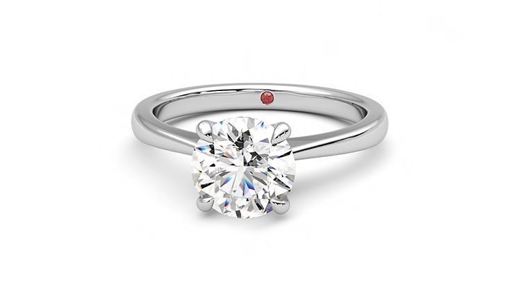 Taylor & Hart Elysium Round Engagement Ring 360 degree image 28