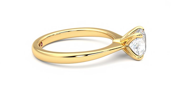 Taylor & Hart Elysium Cushion Engagement Ring 360 degree image 9