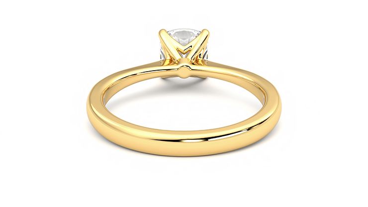 Taylor & Hart Elysium Cushion Engagement Ring 360 degree image 15
