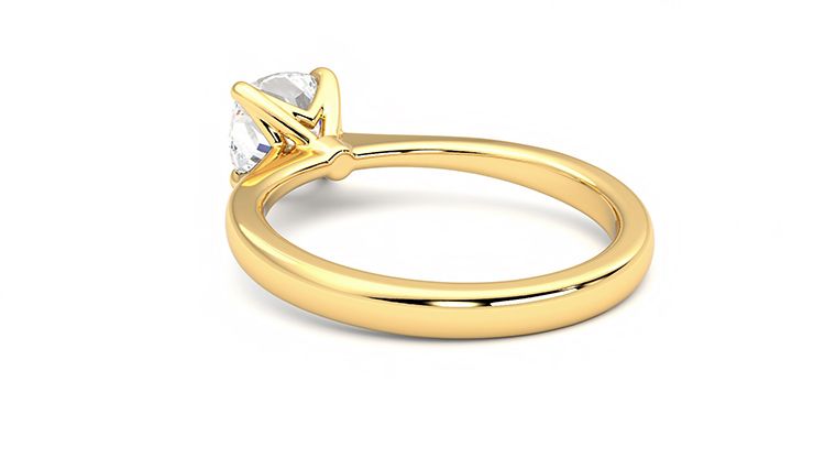Taylor & Hart Elysium Cushion Engagement Ring 360 degree image 17