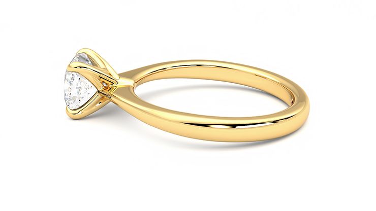 Taylor & Hart Elysium Cushion Engagement Ring 360 degree image 20