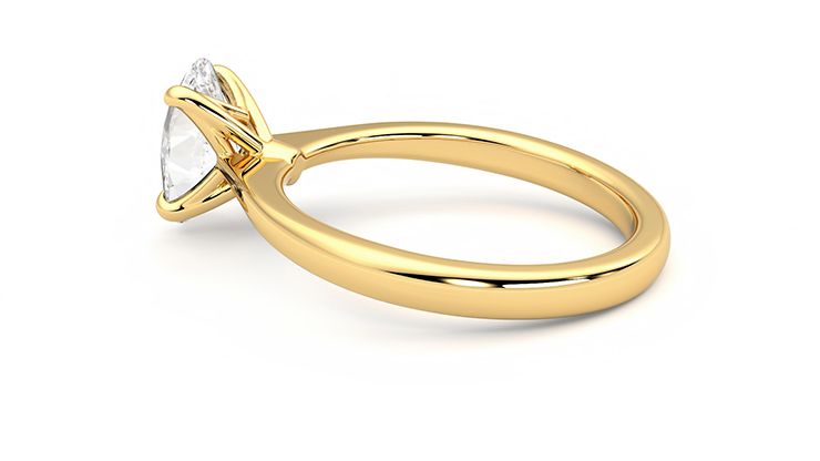 Taylor & Hart Elysium Oval Engagement Ring 360 degree image 19