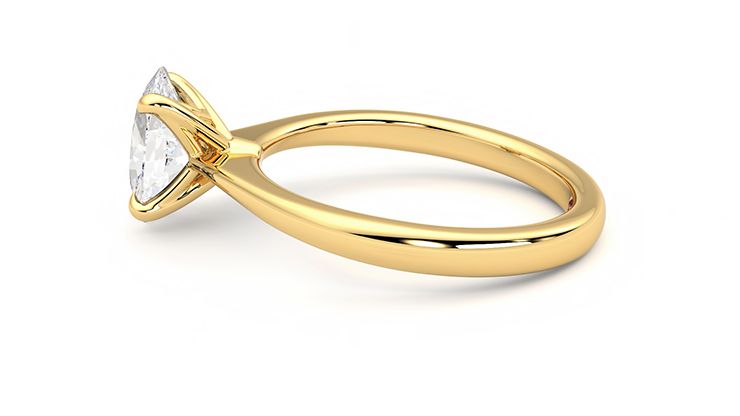 Taylor & Hart Elysium Oval Engagement Ring 360 degree image 20