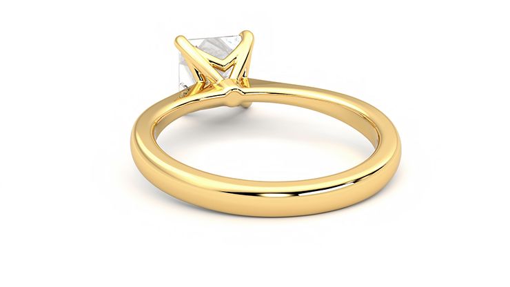 Taylor & Hart Elysium Princess Engagement Ring 360 degree image 15