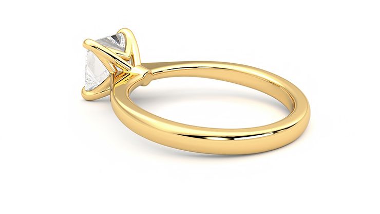 Taylor & Hart Elysium Princess Engagement Ring 360 degree image 17
