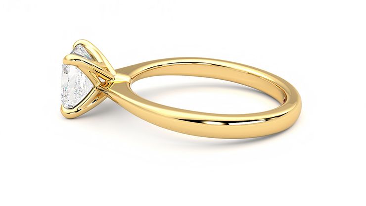 Taylor & Hart Elysium Princess Engagement Ring 360 degree image 19