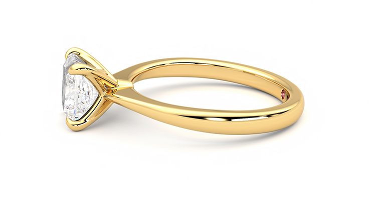 Taylor & Hart Elysium Princess Engagement Ring 360 degree image 20