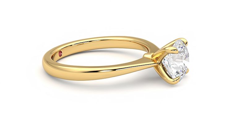 Taylor & Hart Elysium Round Engagement Ring 360 degree image 8