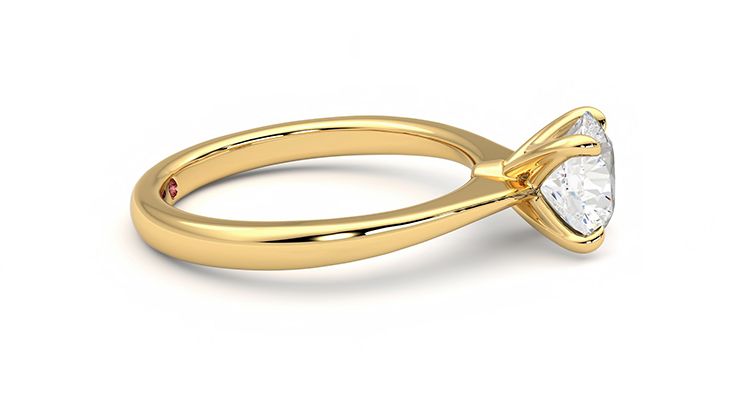Taylor & Hart Elysium Round Engagement Ring 360 degree image 9