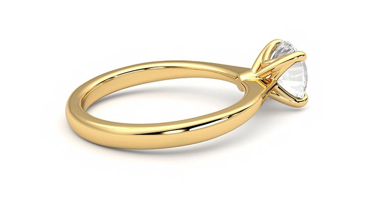 Taylor & Hart Elysium Round Engagement Ring 360 degree image 11