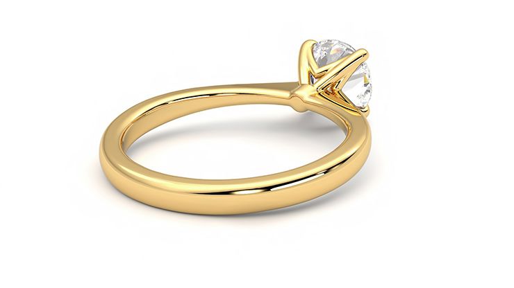 Taylor & Hart Elysium Round Engagement Ring 360 degree image 13