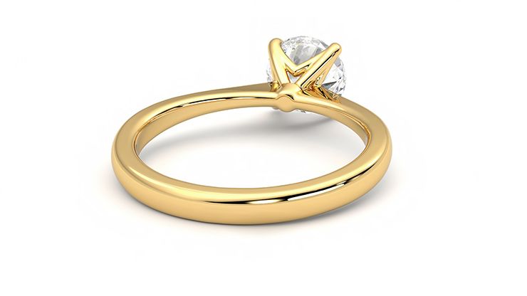 Taylor & Hart Elysium Round Engagement Ring 360 degree image 14