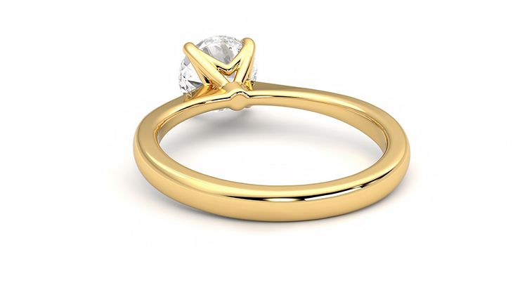 Taylor & Hart Elysium Round Engagement Ring 360 degree image 16