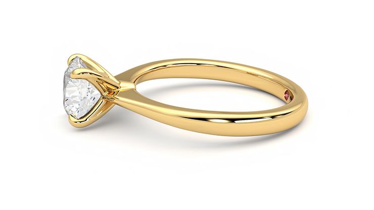 Taylor & Hart Elysium Round Engagement Ring 360 degree image 21
