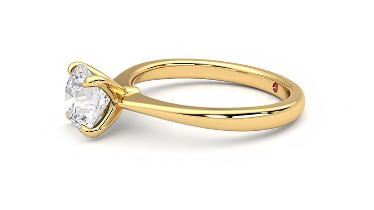 Taylor & Hart Elysium Round Engagement Ring 360 degree image 22