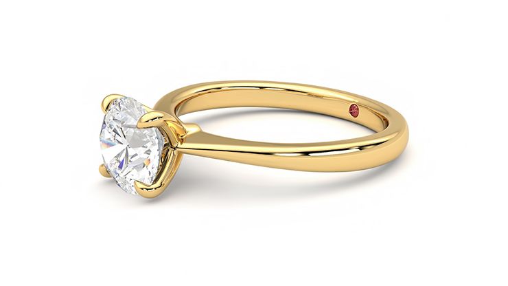 Taylor & Hart Elysium Round Engagement Ring 360 degree image 23