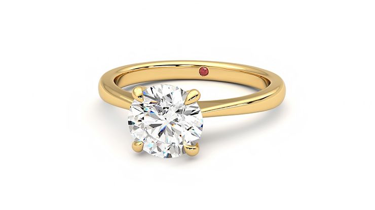 Taylor & Hart Elysium Round Engagement Ring 360 degree image 27