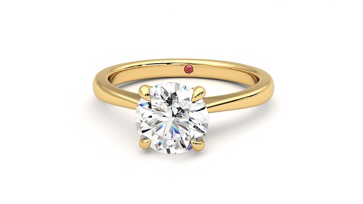 Taylor & Hart Elysium Round Engagement Ring 360 degree image 28