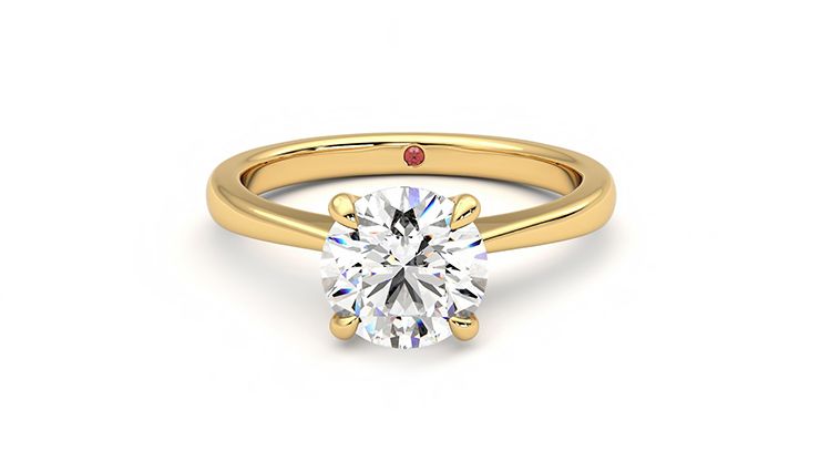 Taylor & Hart Elysium Round Engagement Ring 360 degree image 29