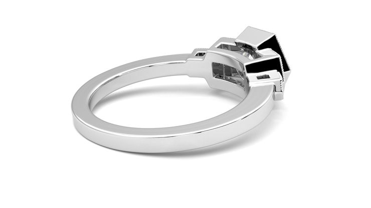 Taylor & Hart Encircle Round Engagement Ring 360 degree image 12