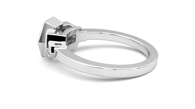 Taylor & Hart Encircle Round Engagement Ring 360 degree image 19