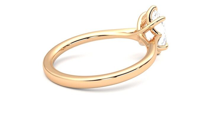 Taylor & Hart Eve Oval Engagement Ring 360 degree image 12