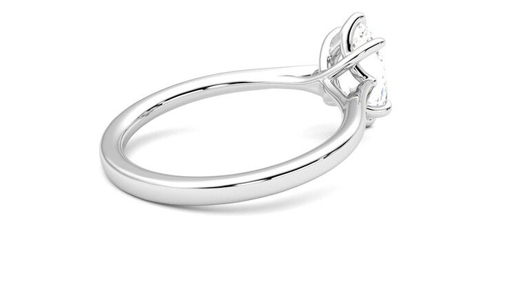 Taylor & Hart Eve Oval Engagement Ring 360 degree image 12