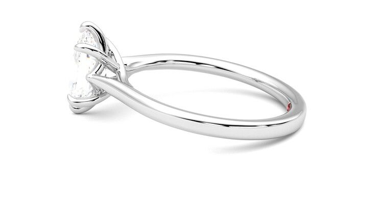 Taylor & Hart Eve Oval Engagement Ring 360 degree image 20