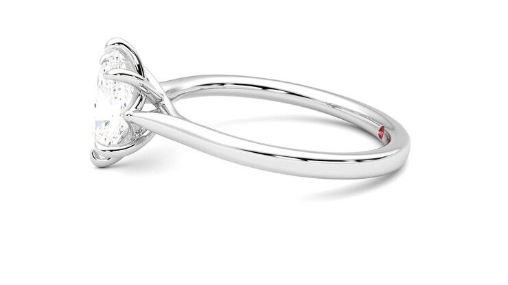 Taylor & Hart Eve Oval Engagement Ring 360 degree image 21