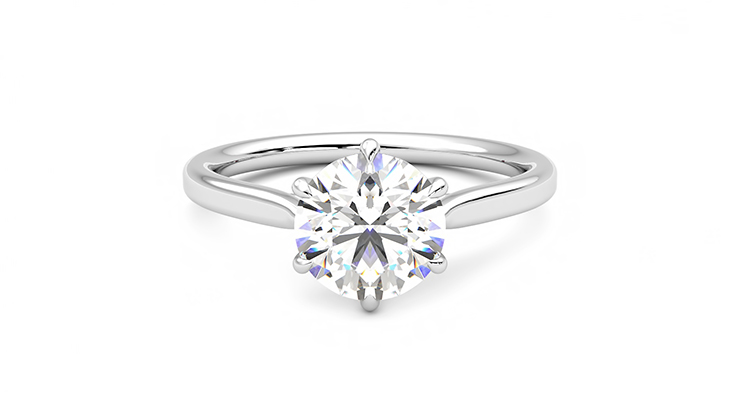Taylor & Hart Eve Round Engagement Ring 360 detail 01