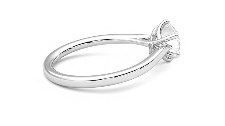 Taylor & Hart Eve Round Engagement Ring 360 degree image 11