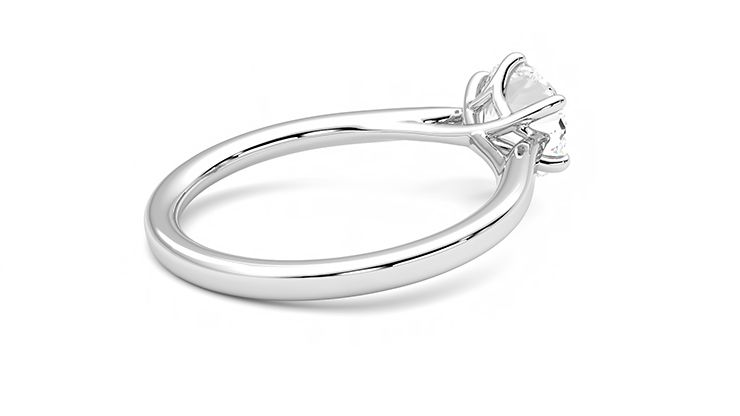Taylor & Hart Eve Round Engagement Ring 360 degree image 12