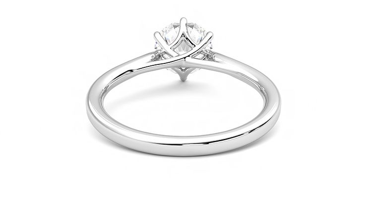 Taylor & Hart Eve Round Engagement Ring 360 degree image 15