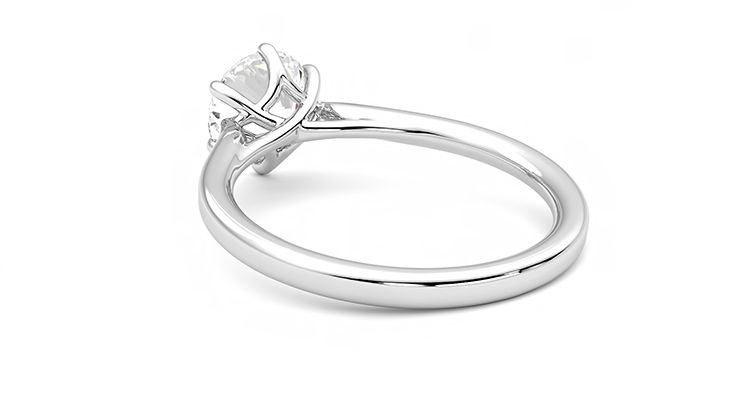 Taylor & Hart Eve Round Engagement Ring 360 degree image 17