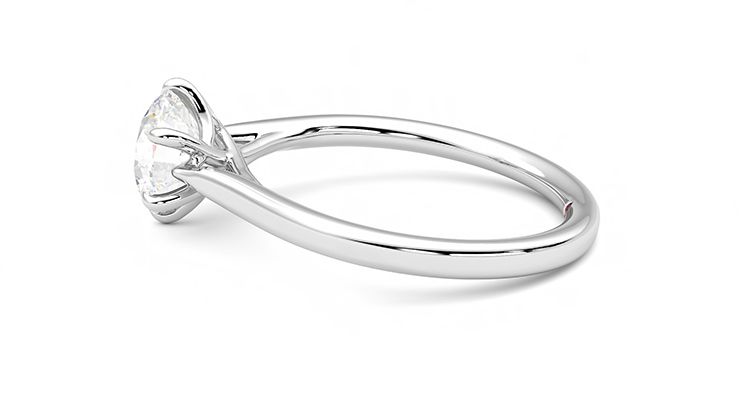 Taylor & Hart Eve Round Engagement Ring 360 degree image 20