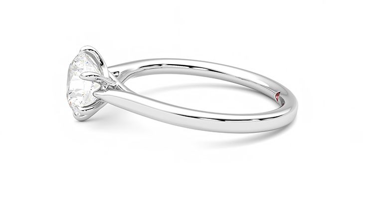 Taylor & Hart Eve Round Engagement Ring 360 degree image 21