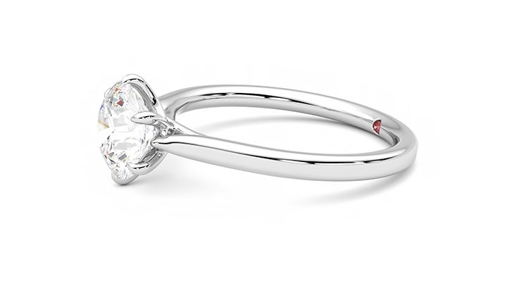 Taylor & Hart Eve Round Engagement Ring 360 degree image 22