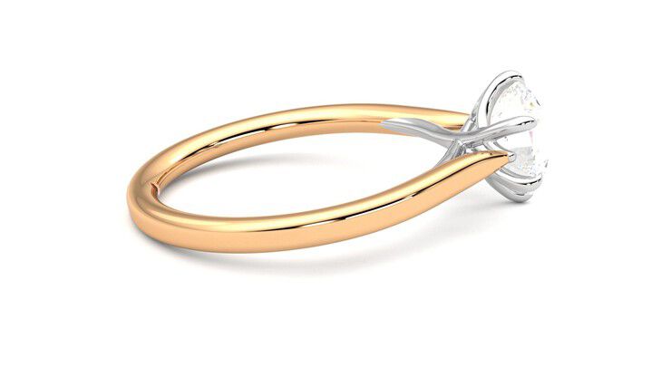 Taylor & Hart Eve Round Engagement Ring 360 degree image 10