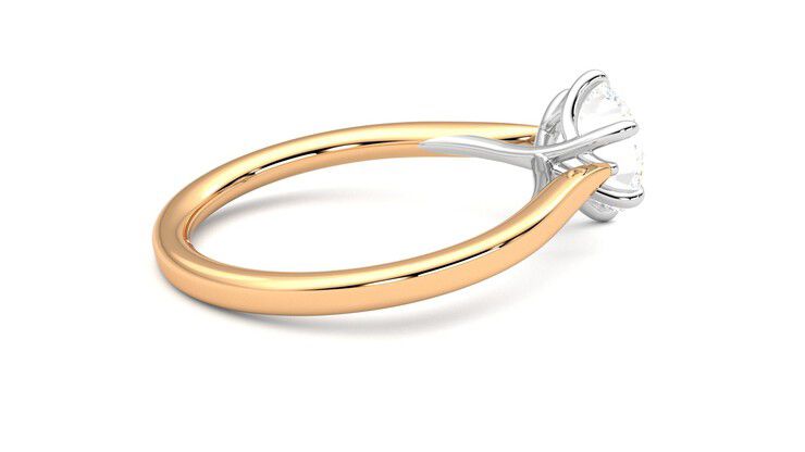 Taylor & Hart Eve Round Engagement Ring 360 degree image 11