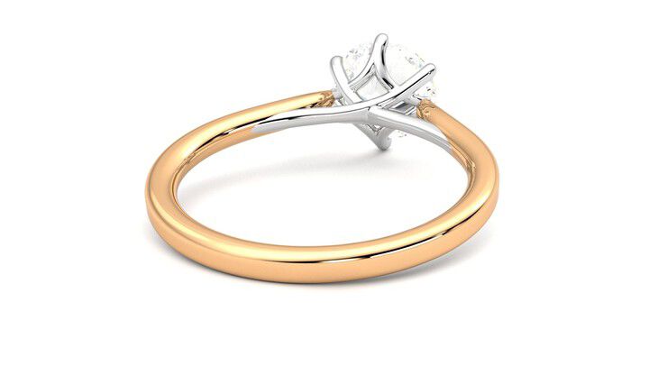 Taylor & Hart Eve Round Engagement Ring 360 degree image 14