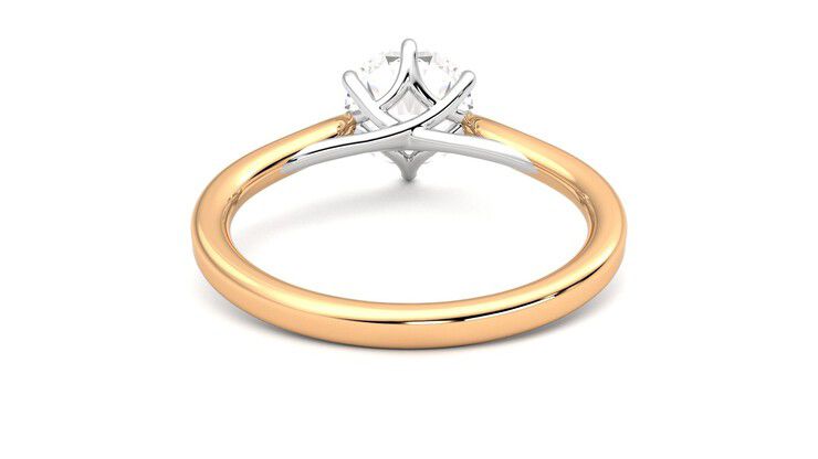 Taylor & Hart Eve Round Engagement Ring 360 degree image 15