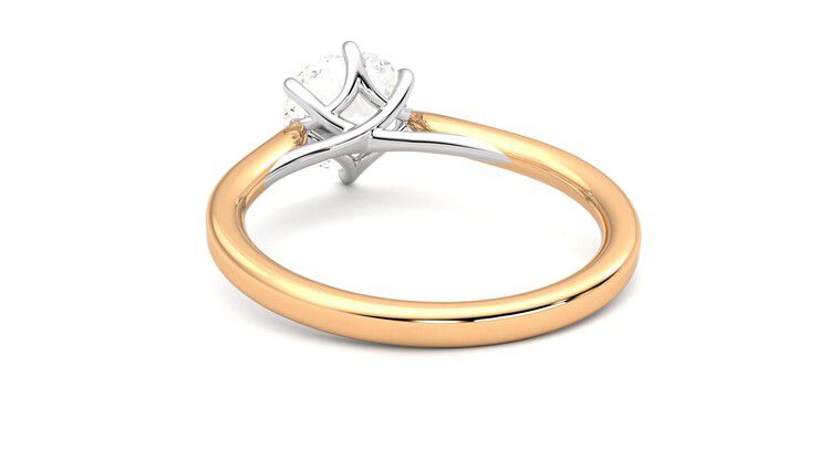 Taylor & Hart Eve Round Engagement Ring 360 degree image 16