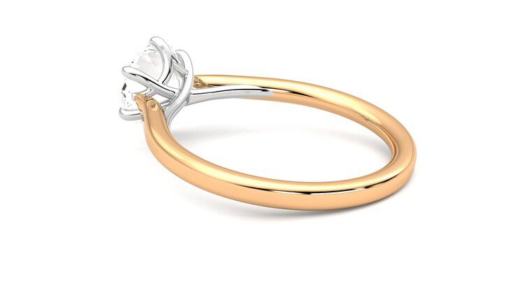 Taylor & Hart Eve Round Engagement Ring 360 degree image 18