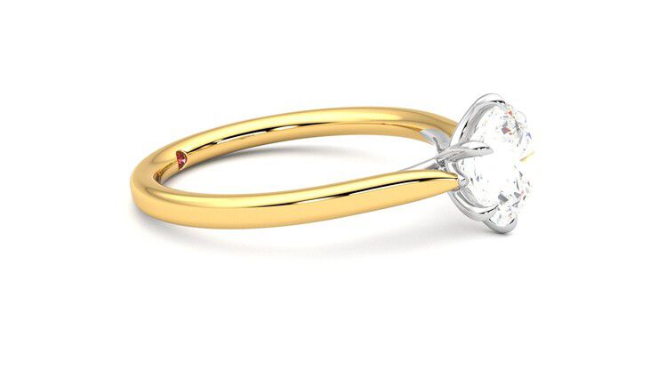 Taylor & Hart Eve Round Engagement Ring 360 degree image 8