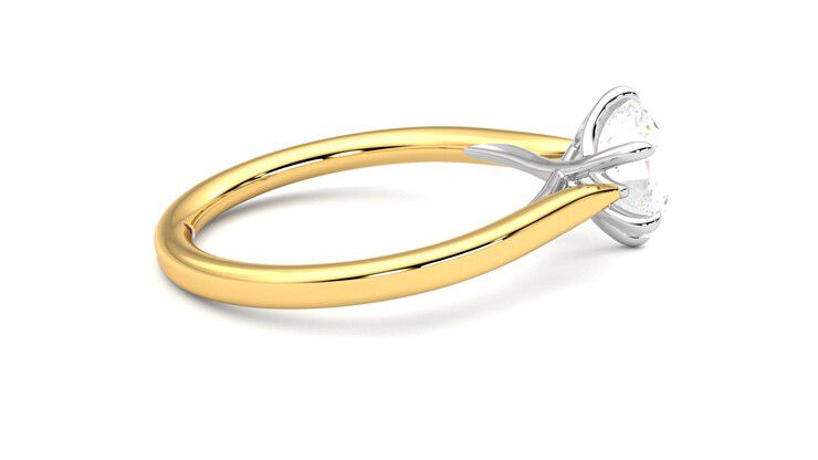Taylor & Hart Eve Round Engagement Ring 360 degree image 10